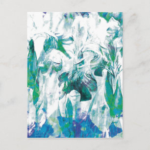Cartão Postal Placas Floral Abstrato 12