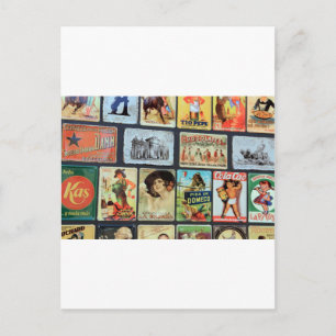 Cartão Postal Placas metálicas espanholas