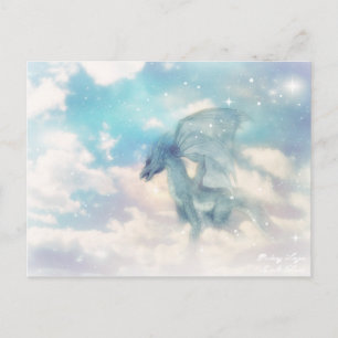 Cartão Postal Placas Postadas Cloud Dragon