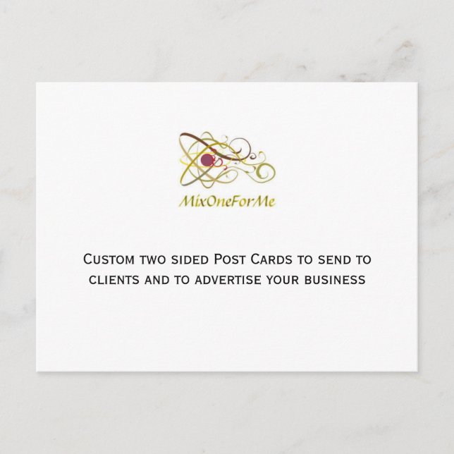 Cartão Postal Placas Postadas lado a lado personalizadas (Frente)