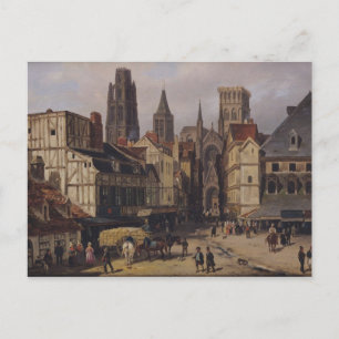 Cartão Postal Place de la Haute-Vieille-Tour, Rouen, 1824