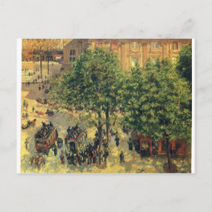 Cartão Postal Place du Theater-Francais, Primavera Camille Pissa