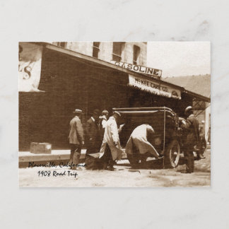 Cartão Postal Placerville, California1908 Road Trip