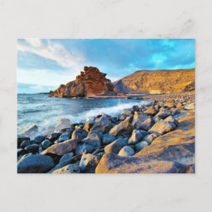 Cartão Postal Plage de El Golfo Plages de Lanzarote Espagne