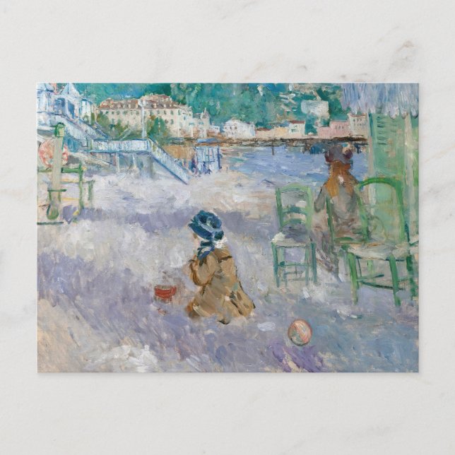 Cartão Postal Plage De Nice | Berthe Morisot (Frente)