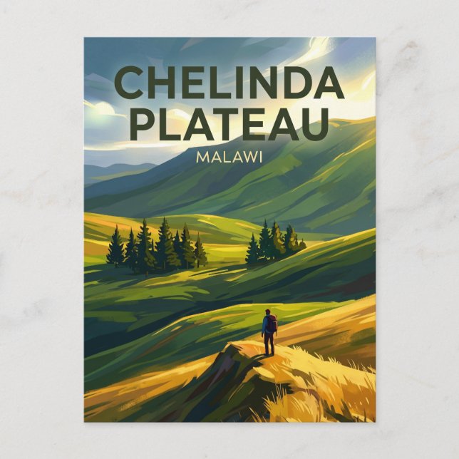 Cartão Postal Planalto de Chelinda Malawi (Frente)