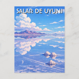 Cartão Postal Planalto Salino de Uyuni Salar De Uyuni