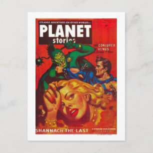 Cartão Postal Planet Stories Magazine Cobrir 7