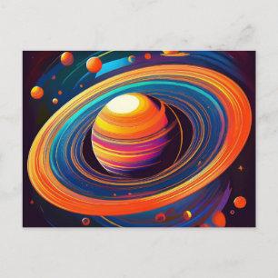 Cartão Postal planeta AI