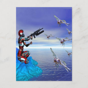 Cartão Postal Planeta alienígena