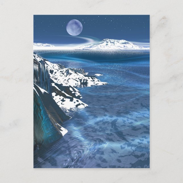 Cartão Postal Planeta distante (Frente)