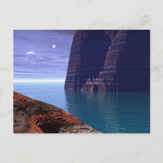 Cartão Postal planeta pool1 (Frente)