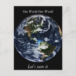 Cartão Postal Planeta Terra