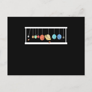 Cartão Postal Planetas da Lua Pendulum Astronauta Espaço