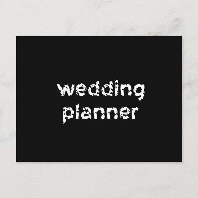 Cartão Postal Planner de Casamento (Frente)