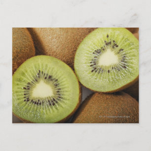 Cartão Postal Plano aproximado de kiwis 2