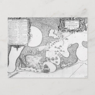 Cartão Postal Plano de Cartagena