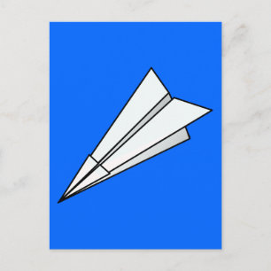 Cartão Postal Plano de papel