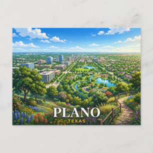 Cartão Postal Plano Texas Viagem