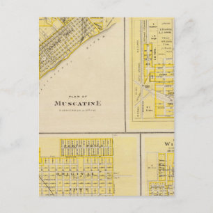 Cartão Postal Planos de Muscatine, Liberdade Ocidental