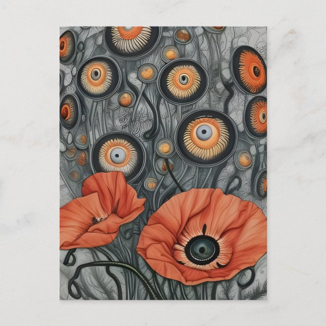 Cartão Postal Planta De Olho (Frente)