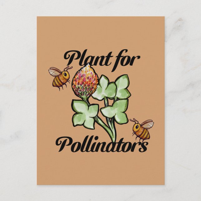 Cartão Postal Planta para Abelhas Polinizadoras                  (Frente)