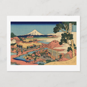 Cartão Postal Plantação do Chá de Katakura no Suruga