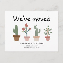 CARTÃO POSTAL PLANTAS CORTANTES MOVENDO ANÚNCIO