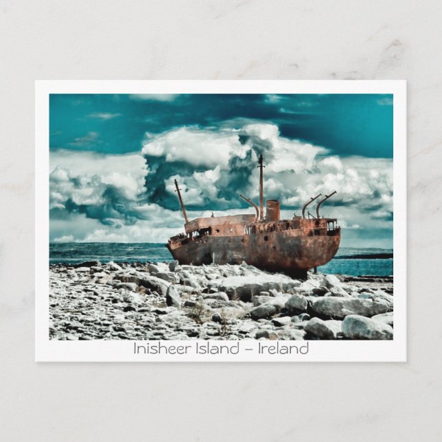Cartão Postal Plassey Wreck (Frente)