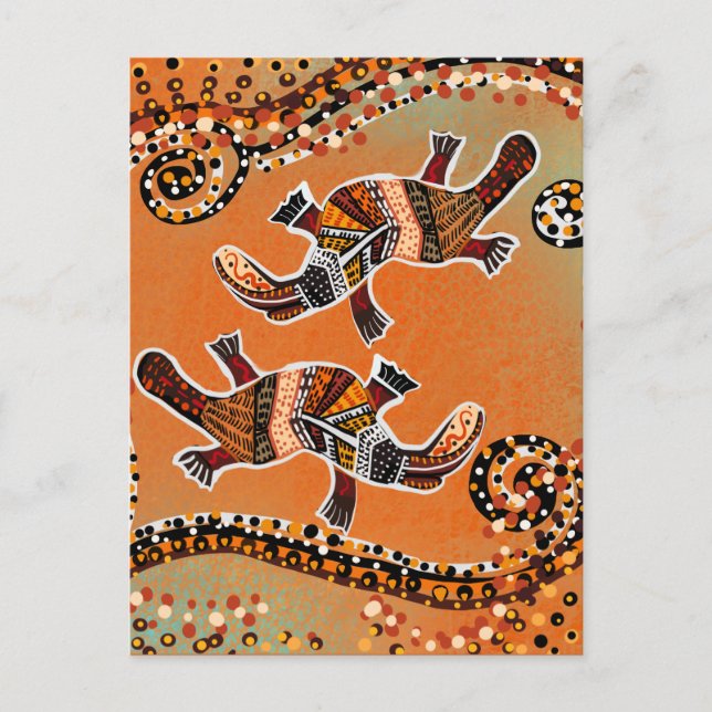 CARTÃO POSTAL PLATAPUS ART (Frente)