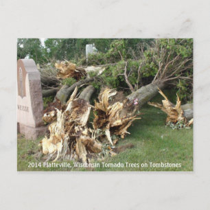 Cartão postal Platteville, Tornadoes Memabilia 20