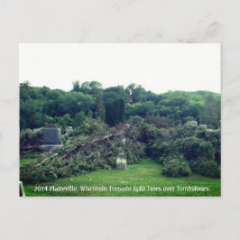 Cartão postal Platteville, Tornadoes Memabilia 201
