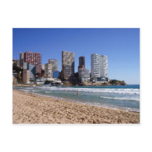 Playa de Levante de Benidorm, España