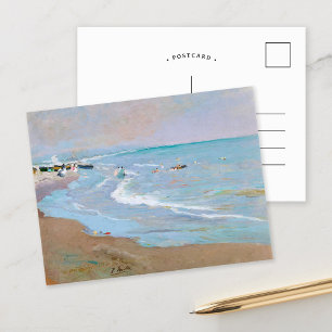 Cartão Postal Playa de Valencia   Joaquín Sorolla