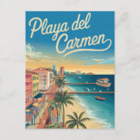 Playa del Carmen Mexico Vintage