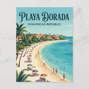 Cartão Postal Playa Dorada República Dominicana