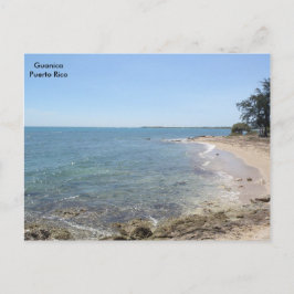 Cartão Postal Playa en Mar Caribe Guanica