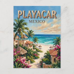 Cartão Postal Playacar México