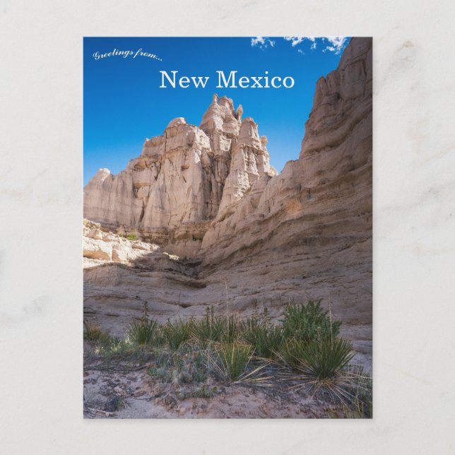 Cartão Postal Plaza Blanca New Mexico (Frente)