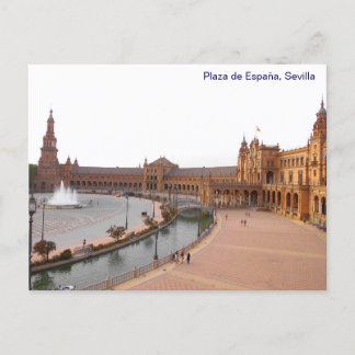Cartão Postal Plaza de Espana in Sevilla