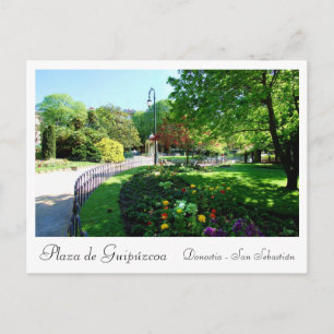 Cartão Postal Plaza de Guipúzcoa en Donostia - San Sebastián