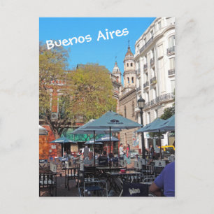 Cartão Postal Plaza Dorrego à tarde