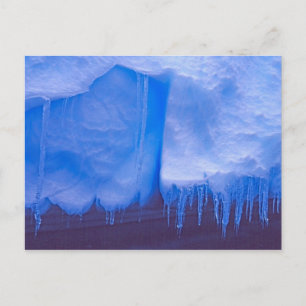 Cartão Postal Pleneau Iceberg Graveyard, Antártica:Azul