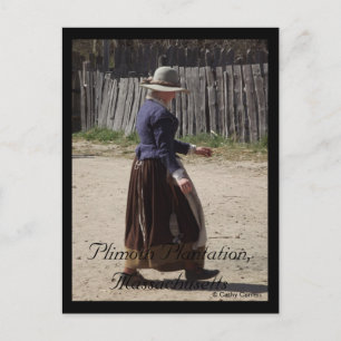 Cartão Postal Plimoth Plantation, Massachusetts
