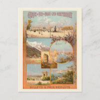 PLM Paris Marselha França Poster vintage 1904