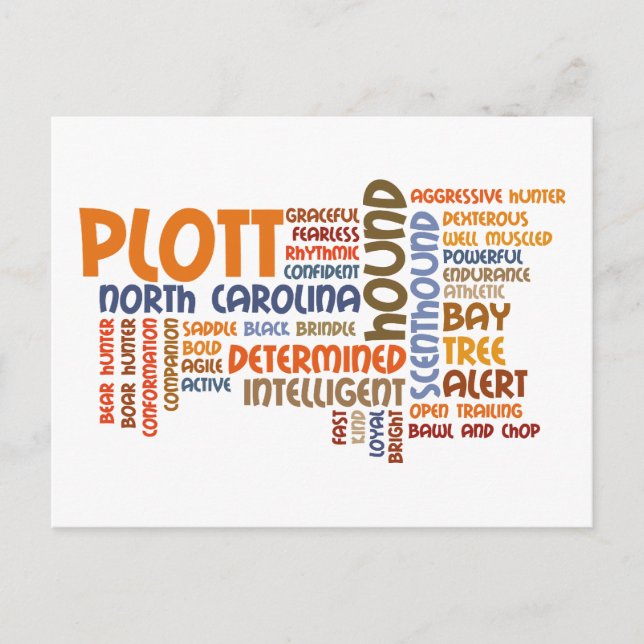 Cartão Postal Plott Hound (Frente)