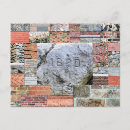 Cartão postal Plymouth MÃE Rocks and Bricks