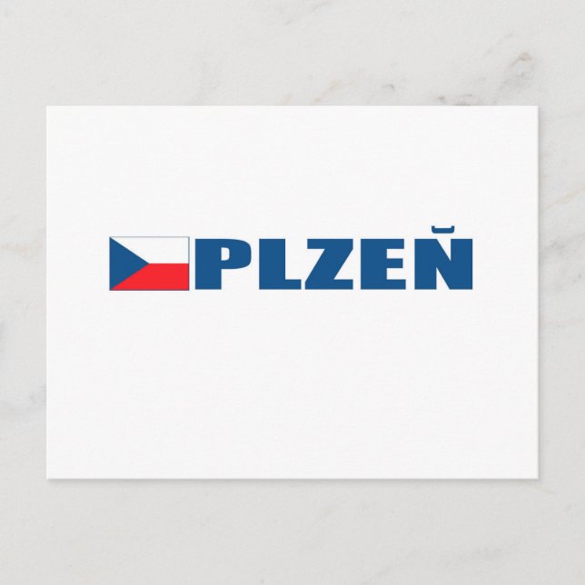 Cartão Postal Plzen (Frente)