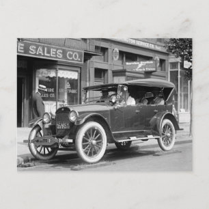 Cartão Postal Pneus duros, 1922