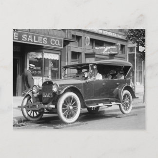 Cartão Postal Pneus duros, 1922